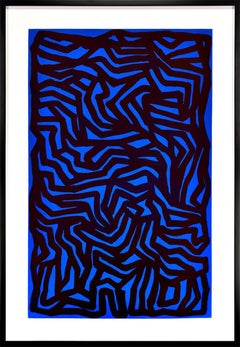 Schleifen und Kurven Blau/Rot