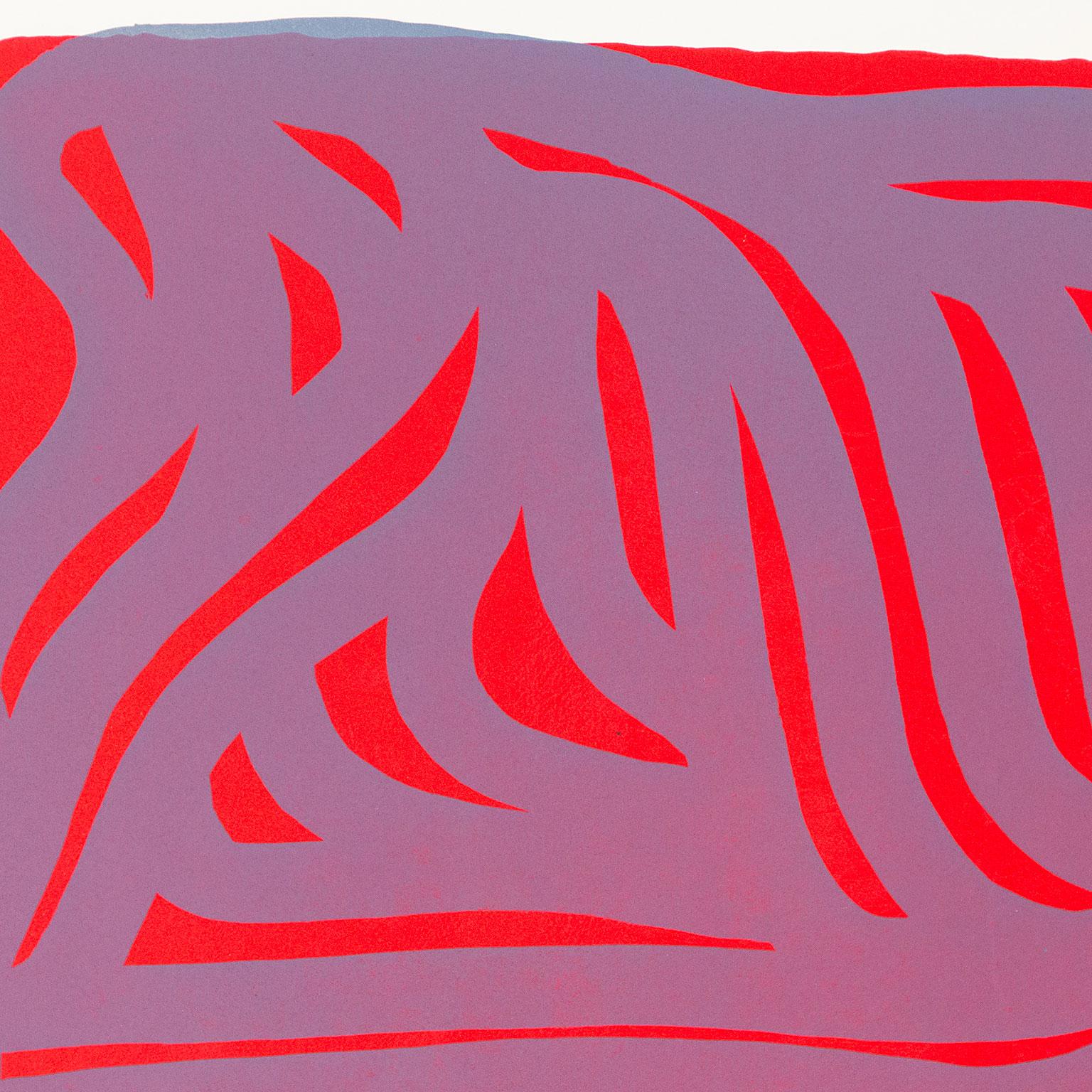 Parallel Curves - Gray Abstract Print by Sol LeWitt