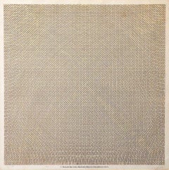 Red Grid, Blue Circles, Black and Yellow Arcs from Adjacent Corners - 1972