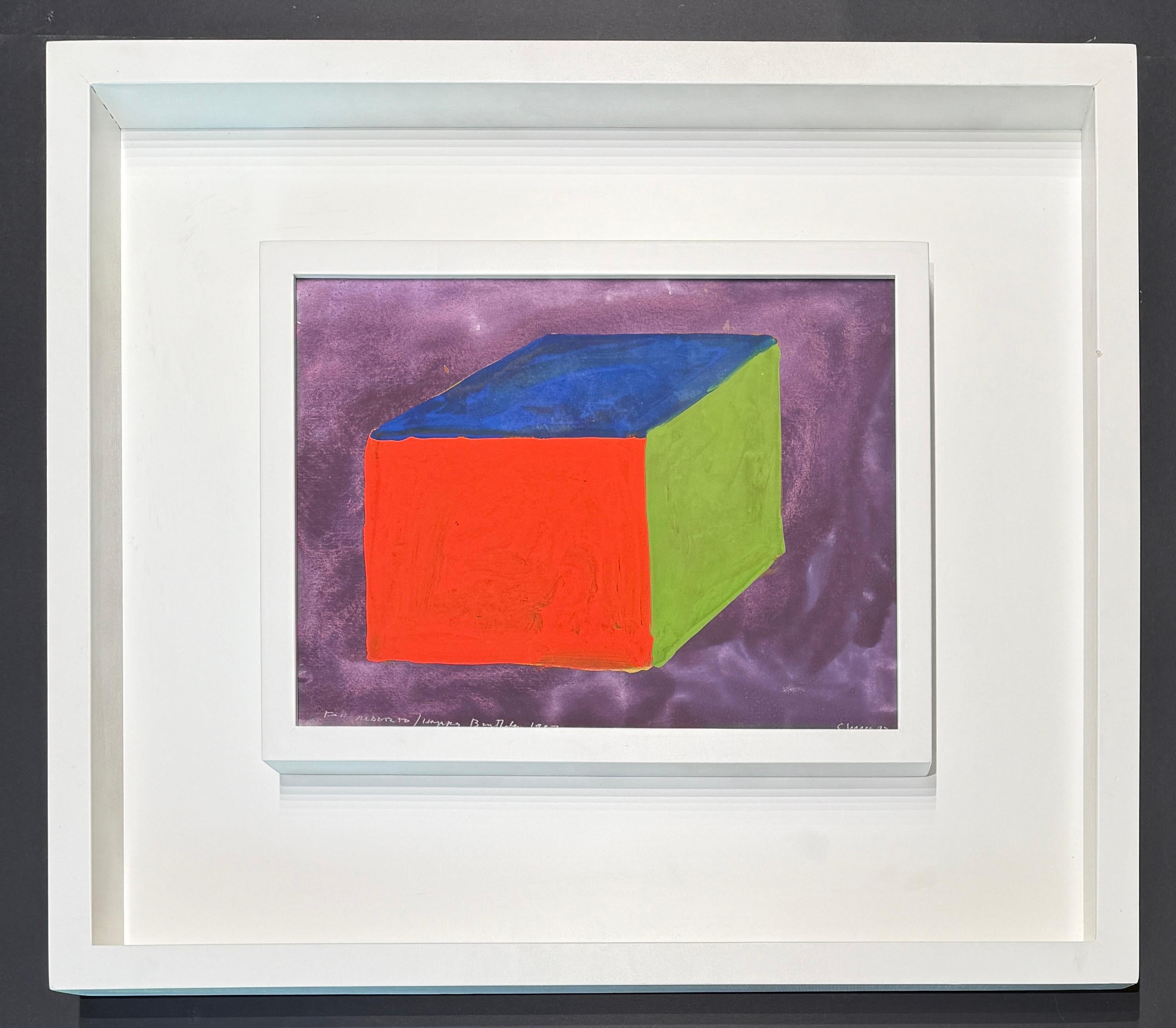 Gouache sur papier, éditée en 1977.
Œuvre unique, avec dédicace en bas à gauche
Signé à la main au crayon par l'artiste dans le coin inférieur droit.

Taille du papier : 29 x 37,5 cm
Taille encadrée : 66 x 57,5 cm
Très bonnes conditions, avec des