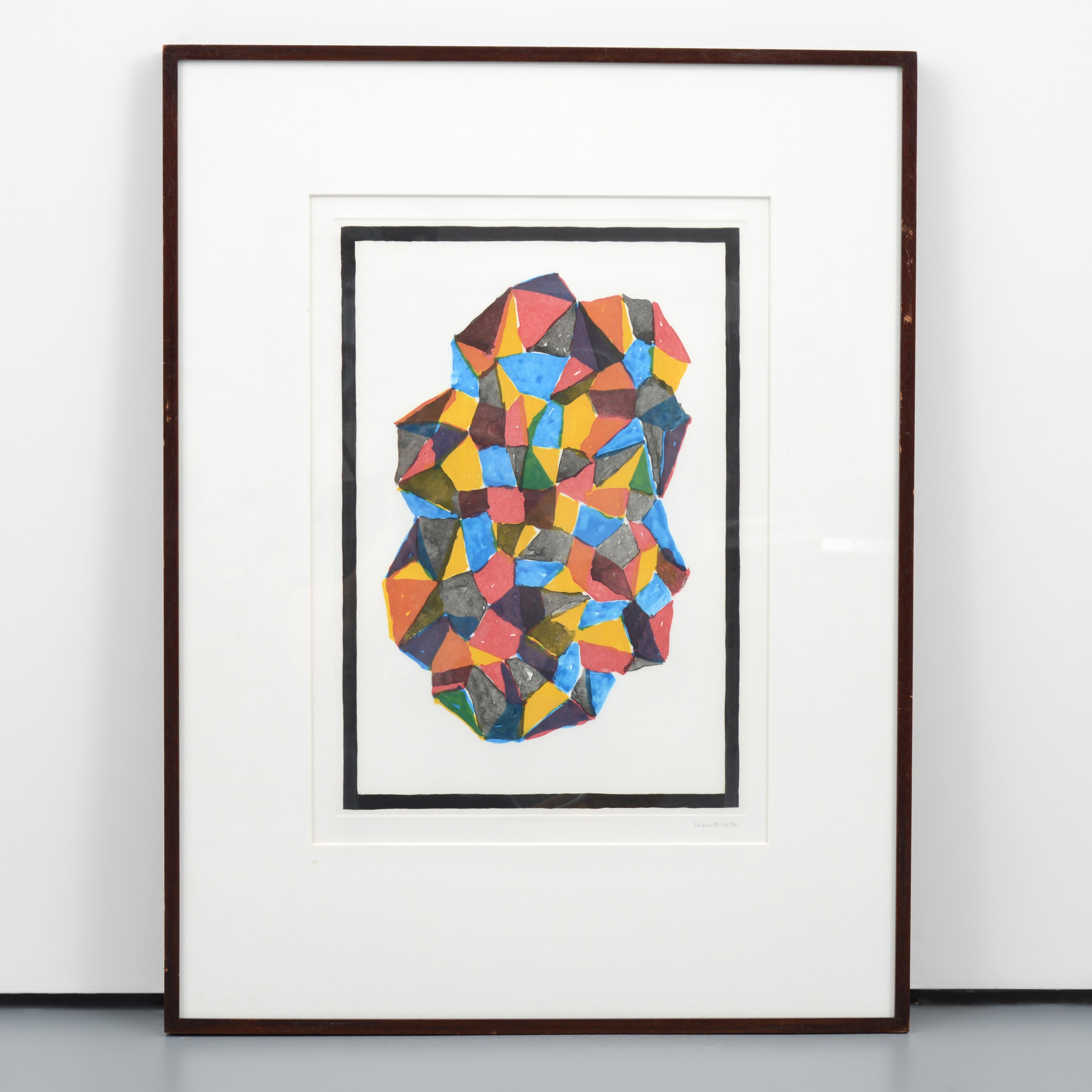 Sol Lewitt COMPLEX FORMS Etching For Sale 6