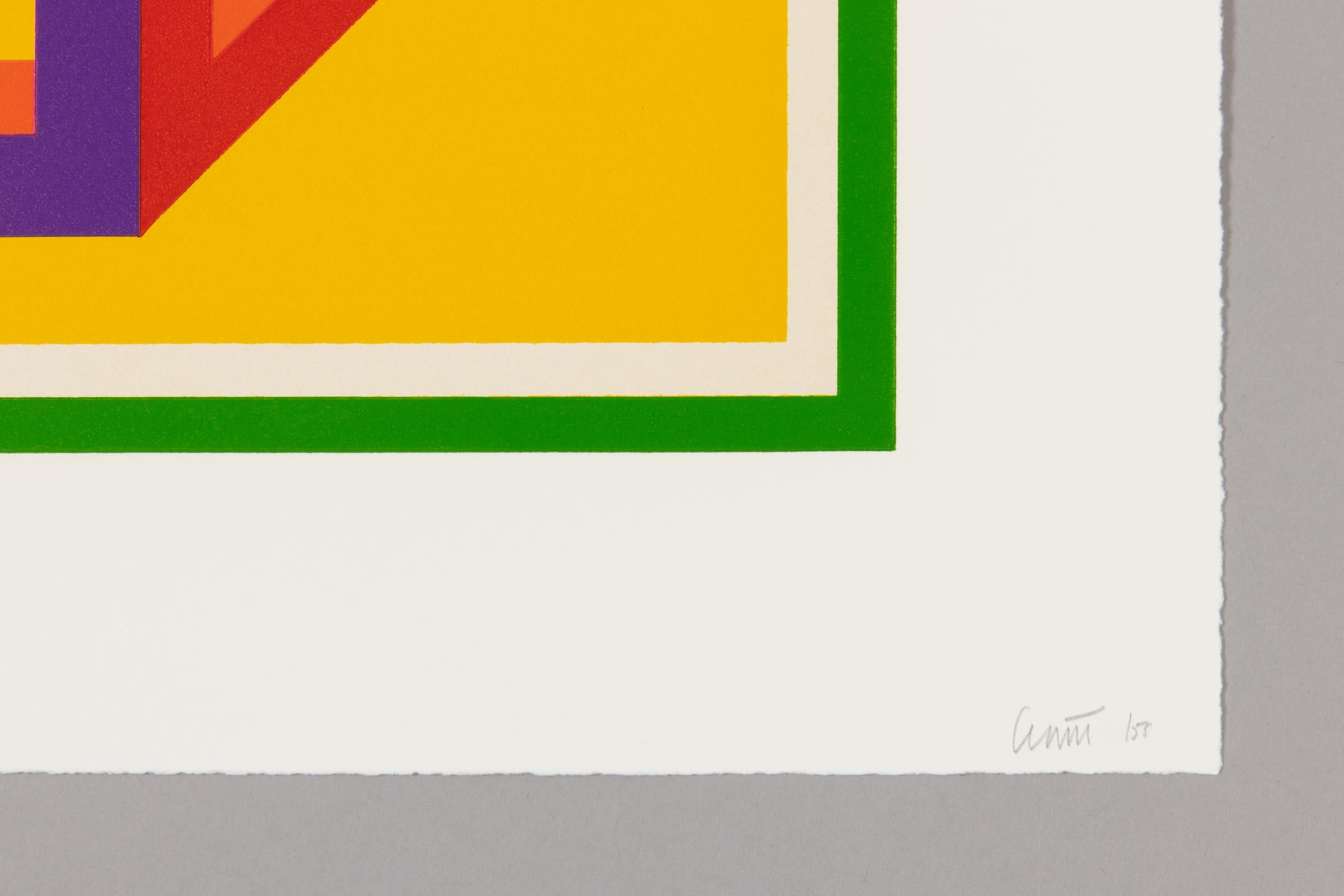Sol LeWitt, Isometric Figures I - Signed Print, Abstract Geometric, Conceptual For Sale 3