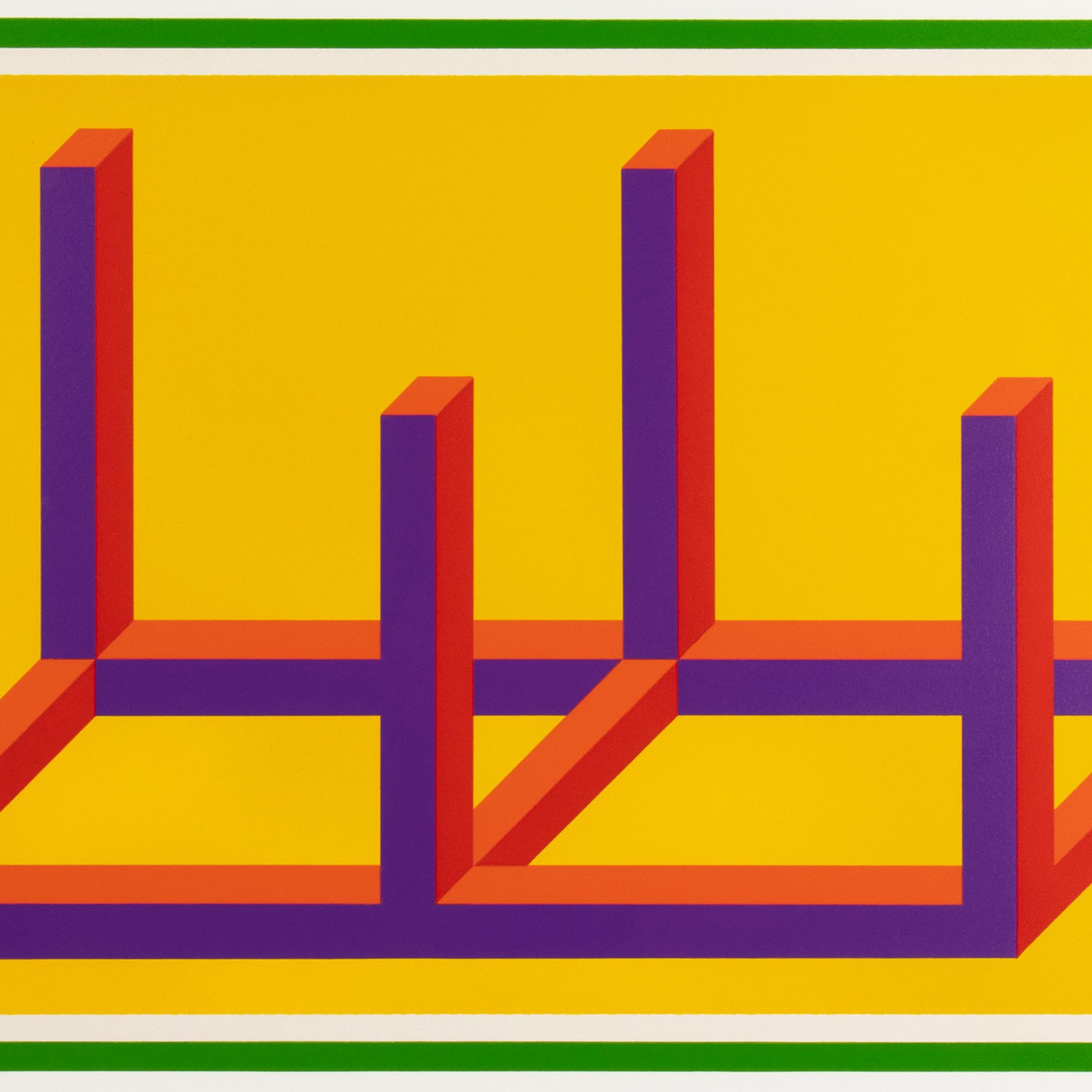 Sol LeWitt, Isometric Figures I - Signed Print, Abstract Geometric, Conceptual For Sale 5