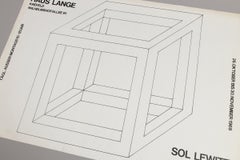 Sol LeWitt, Original Exhibition Poster, 1969, Museum Haus Lange, Abstract Art