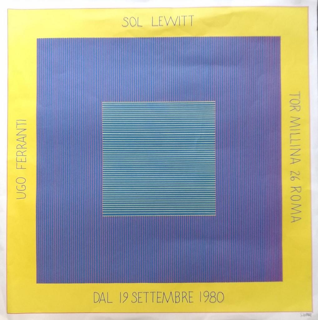 Sol LeWitt Abstract Print - Sol Lewitt's Exhibition Poster