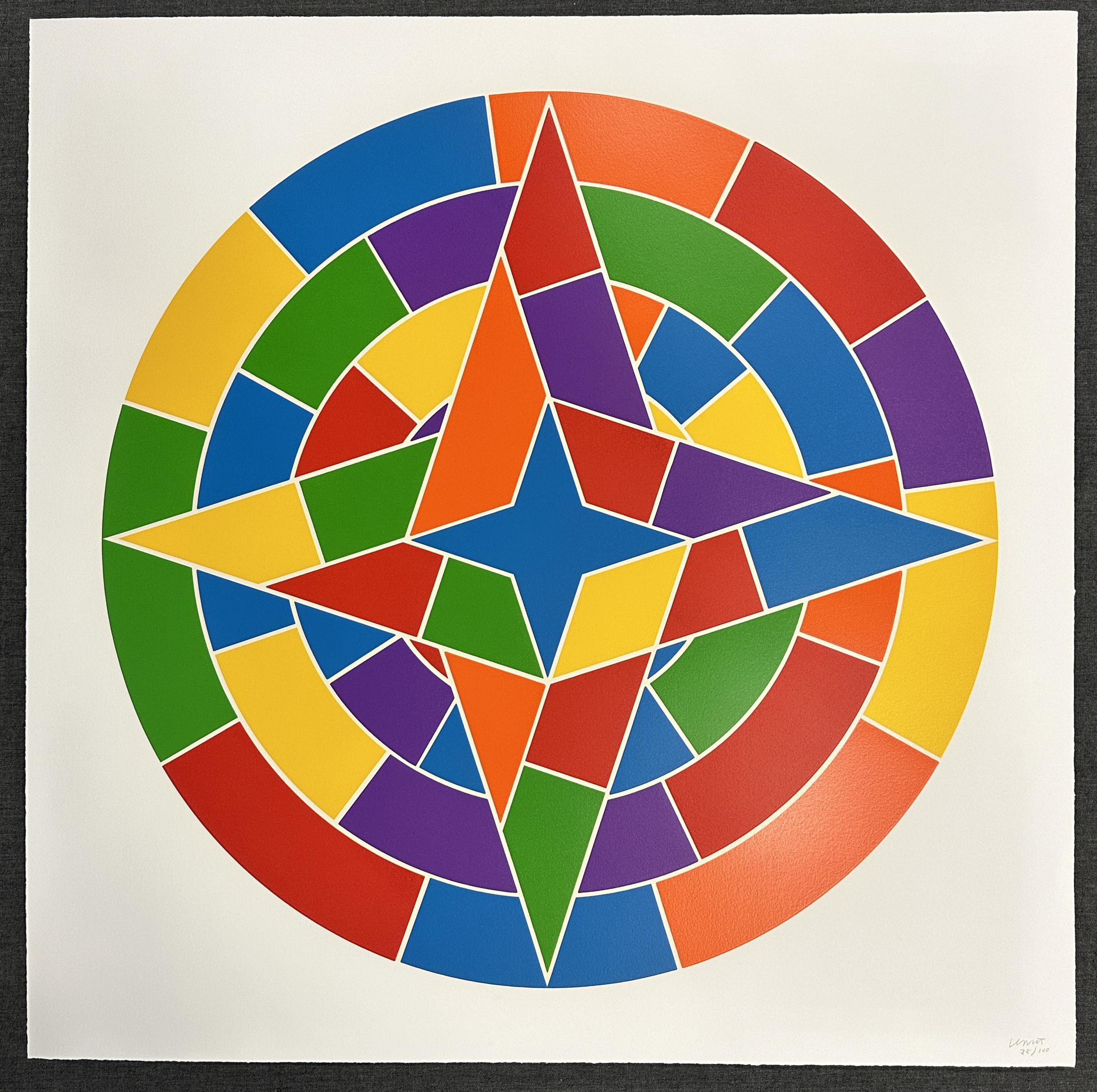 Stars 2002 - Abstract Geometric Print by Sol LeWitt