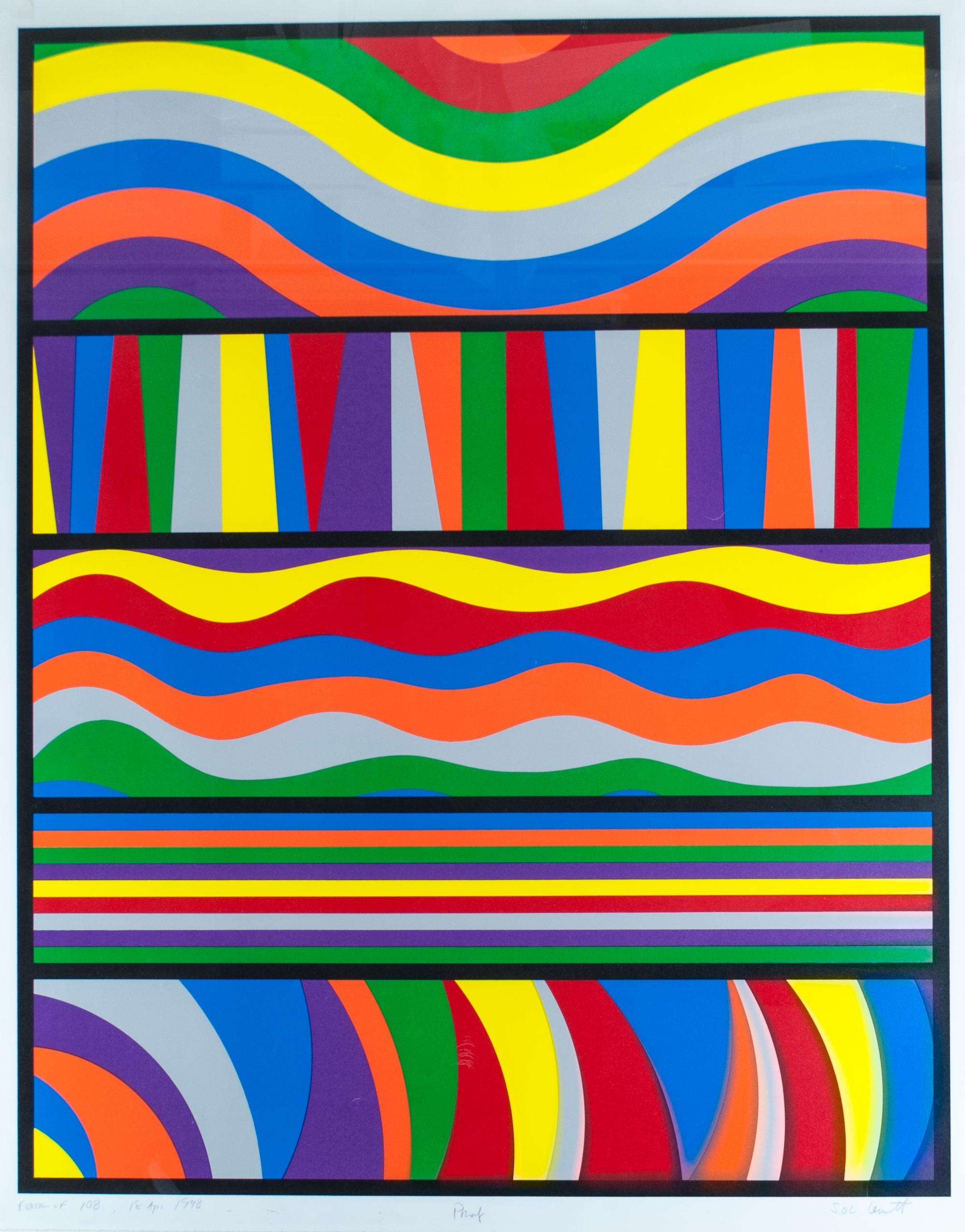 Sol LeWitt Abstract Print - Untitled