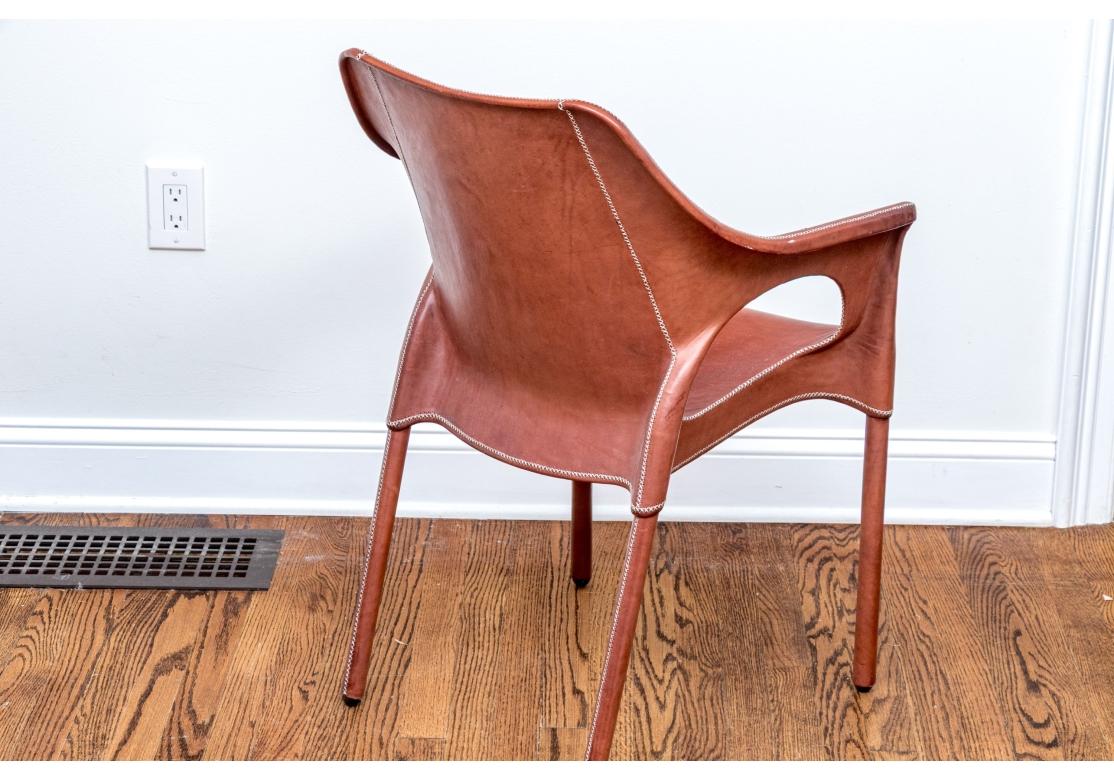 XXI secolo e contemporaneo Sol & Luna Poltrona Capiatá in pelle in vendita