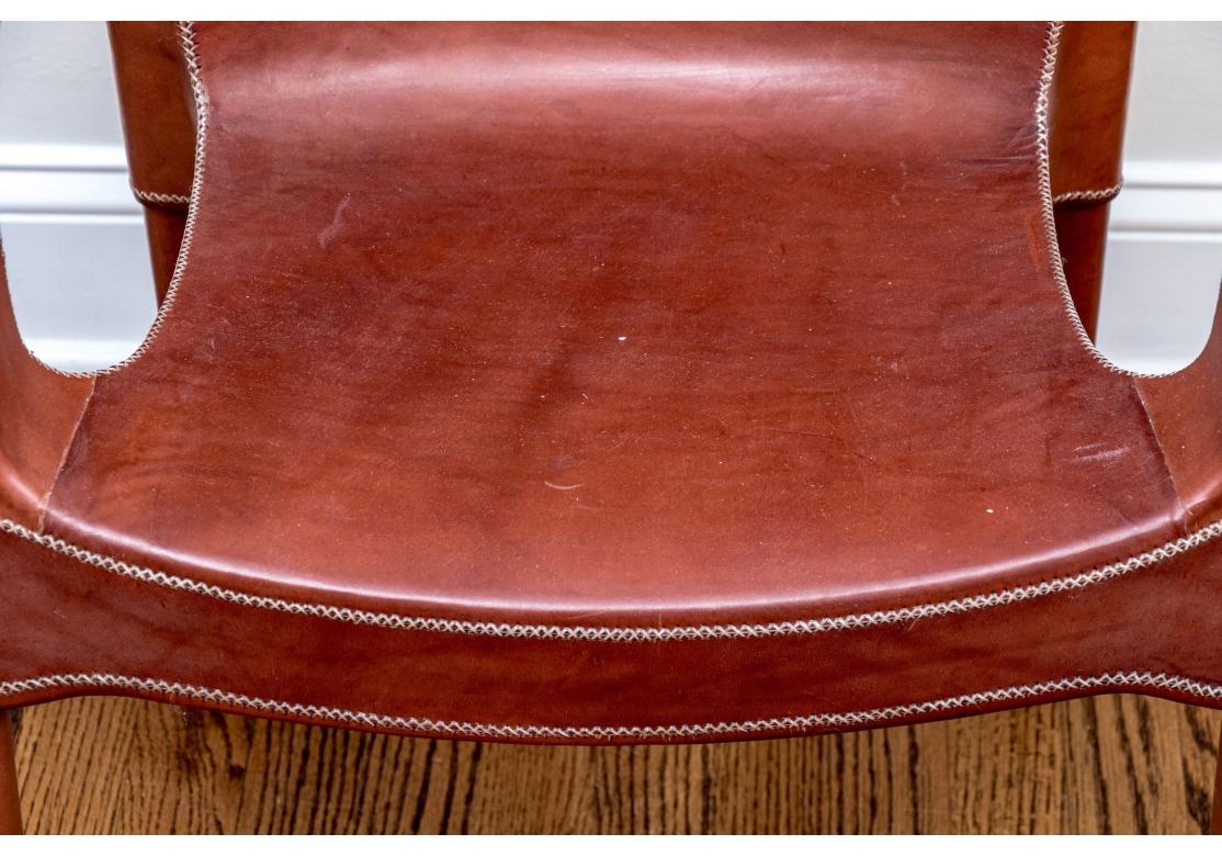 Sol & Luna Poltrona Capiatá in pelle in vendita 2