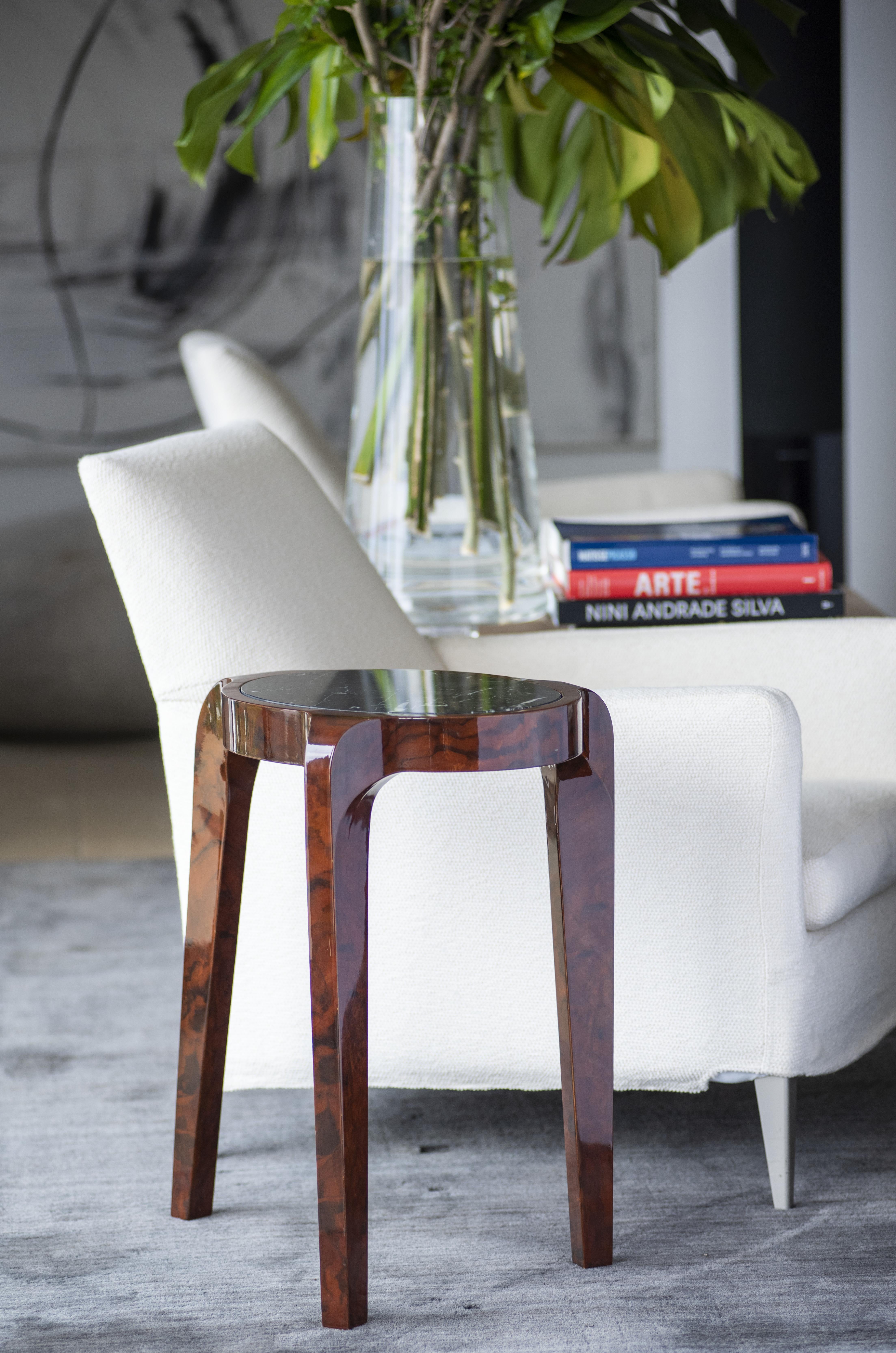 The Sol Side Table is a testament to craftsmanship, blending timeless design with high-end materials. Its solid wood frame ensures durability, while the polished marble adds a refined, sophisticated touch. Each piece is carefully crafted to maintain