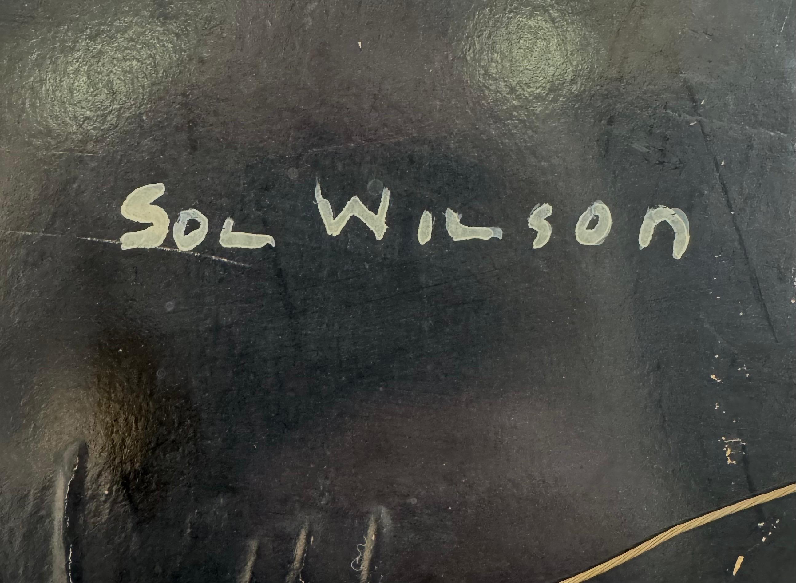 “Crossroads, c. 1940” WPA Polish-American Expressionist Modernist Oil Signed in vendita 6