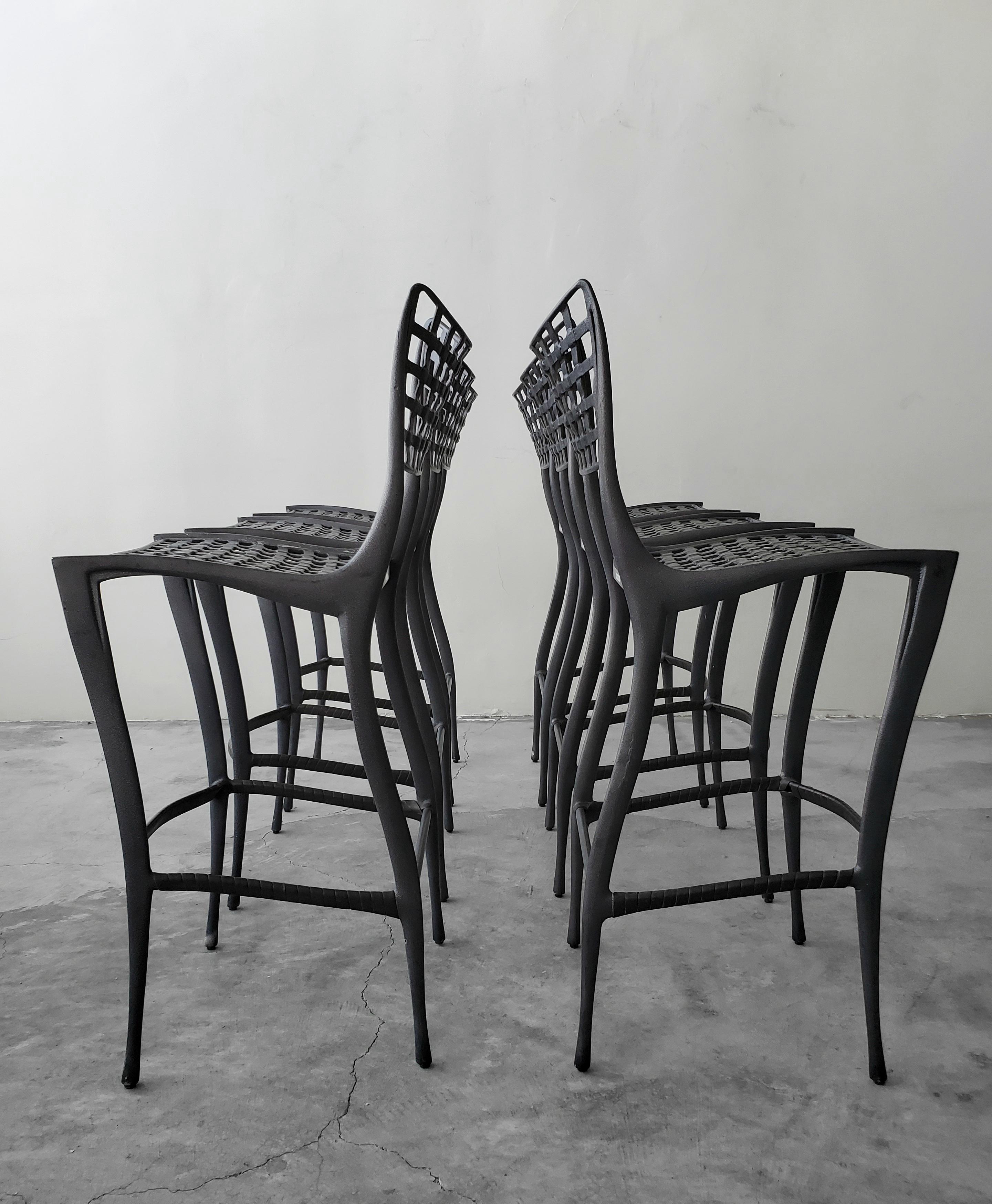 Cast Sol y Luna Gazelle Style Bar Stools by Dan Johnson