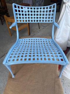 Lámparas de teca con pantallas plisadas azul aciano, Dinamarca Años 60