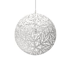 Sola 100 Pendant Lamp in 2 Sides Painted Bamboo Plywood by David Trubridge