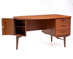 Sola Møbelfabrikk Norwegen Bio-Schreibtisch Teak dänisch 1960er Kai Kristiansen