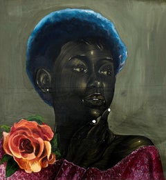 Alma Adornada -Siglo XXI, Contemporáneo, Figurativo, Retrato, África, Mujer