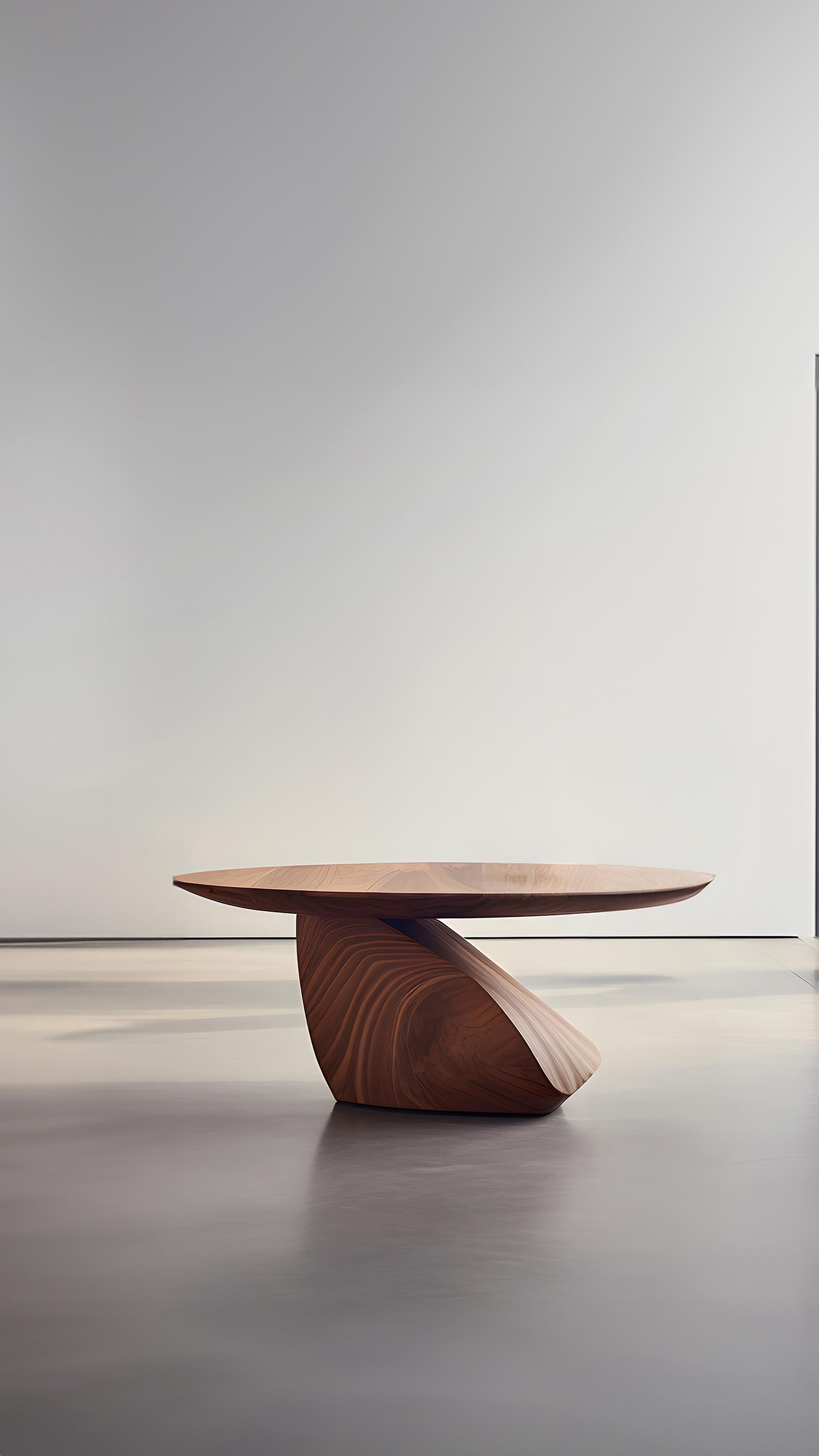 Contemporary Solace 31: Solid Wood, Sculptural Design Meets Function For Sale