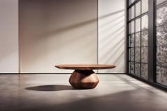 Solace 42: Functional Art in Solid Wood with Circular Design