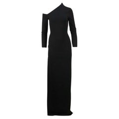 Solace London Asymmetric Stretch Crepe Gown UK 12