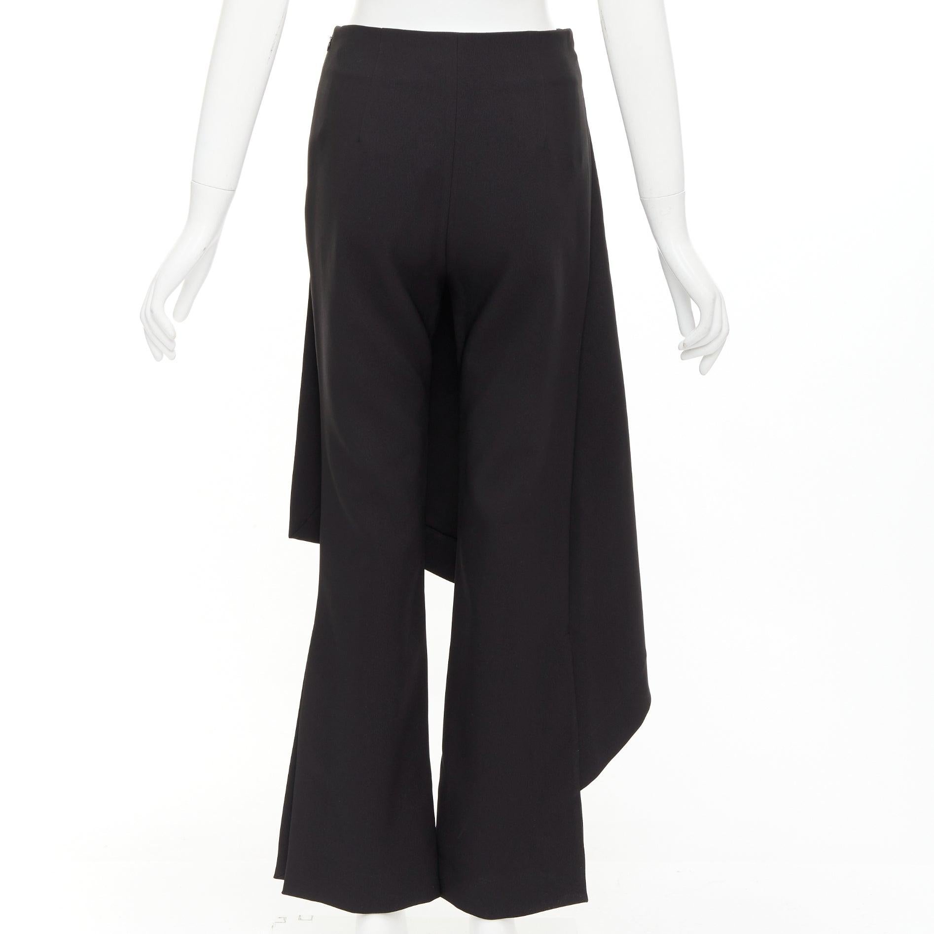 De las mujeres SOLACE LONDON Sydney falda escocesa negra con botones pantalones acampanados UK6 XS en venta