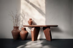 Solace No11 Entry Table – Biomorphic Form in Solid Wood, by NONO