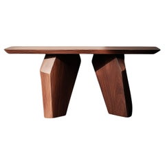 Solace No11 Entry Table – Biomorphic Form in Solid Wood, by NONO
