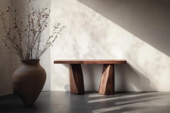 Solace No12 Foyer Accent Table – Fluid Shape in Wood, by NONO