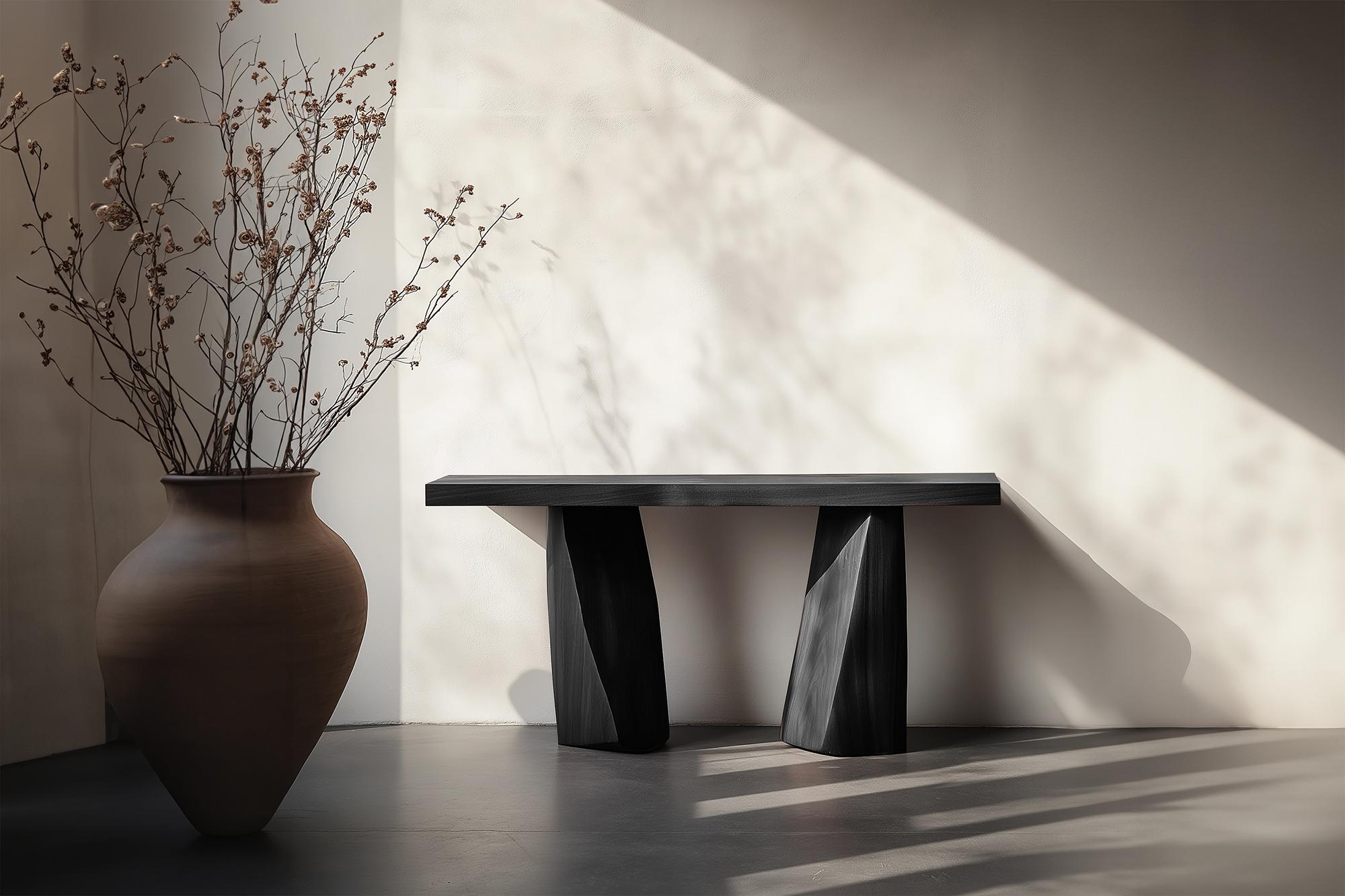 Mesa auxiliar para recibidor Solace No12 - Forma fluida en madera, by NONO Mexicano en venta