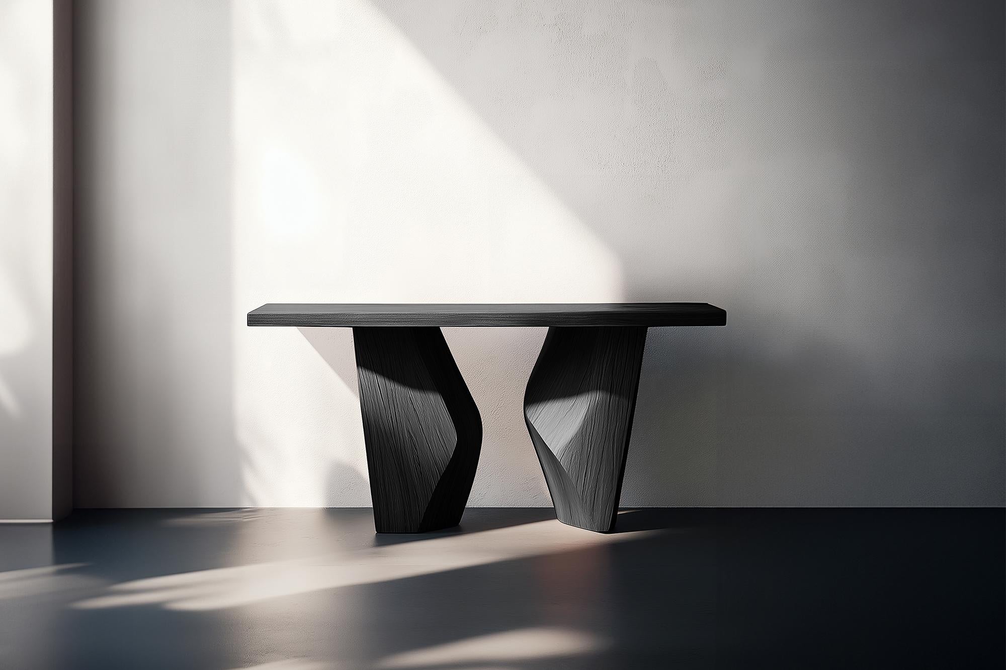 Mesa consola Solace No14 - Patas de madera curvada y tallada, by NONO en Nuevo estado para la venta en Ciudad de México, CDMX