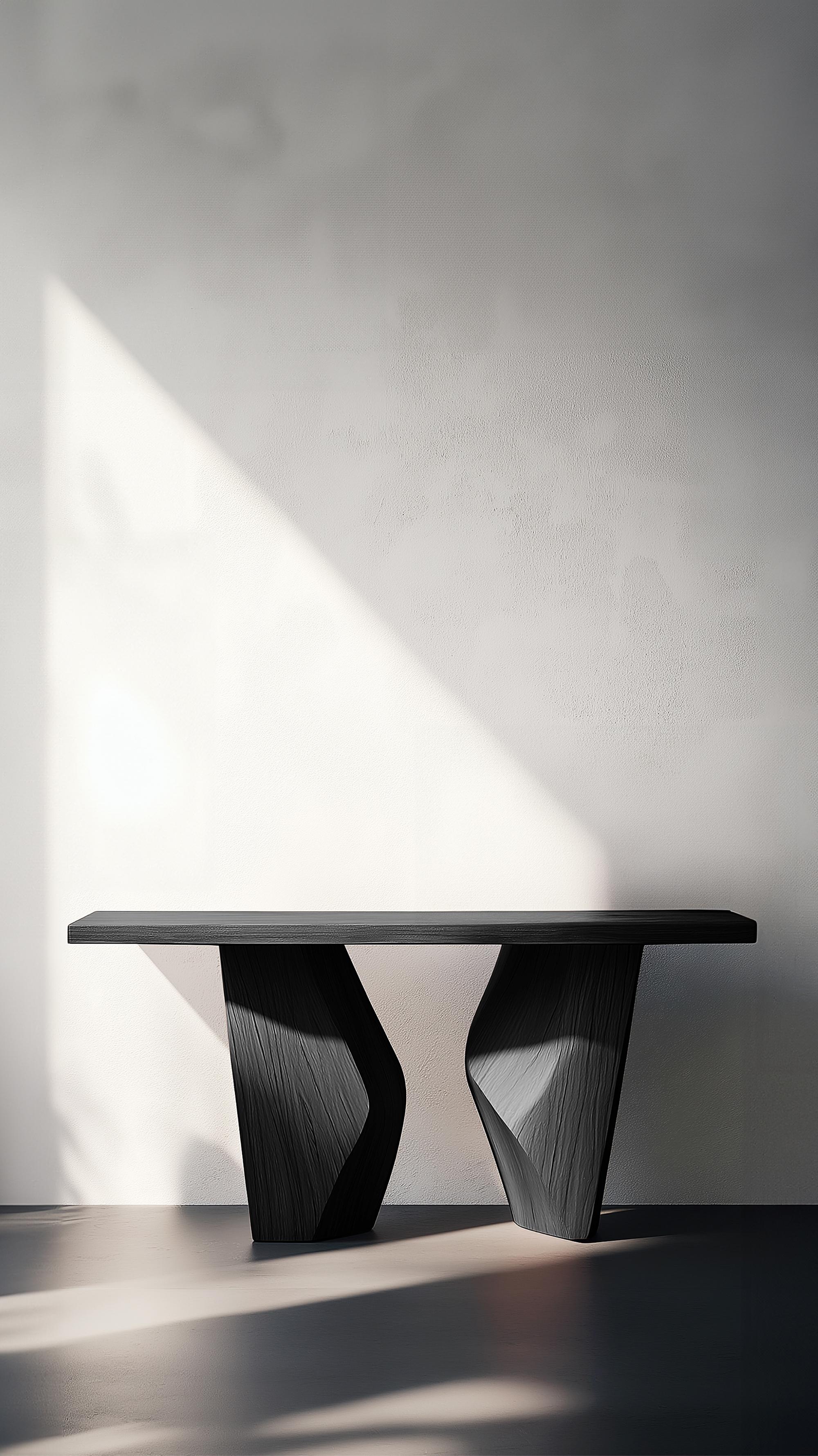 Mesa consola Solace No14 - Patas de madera curvada y tallada, by NONO Siglo XXI y contemporáneo en venta