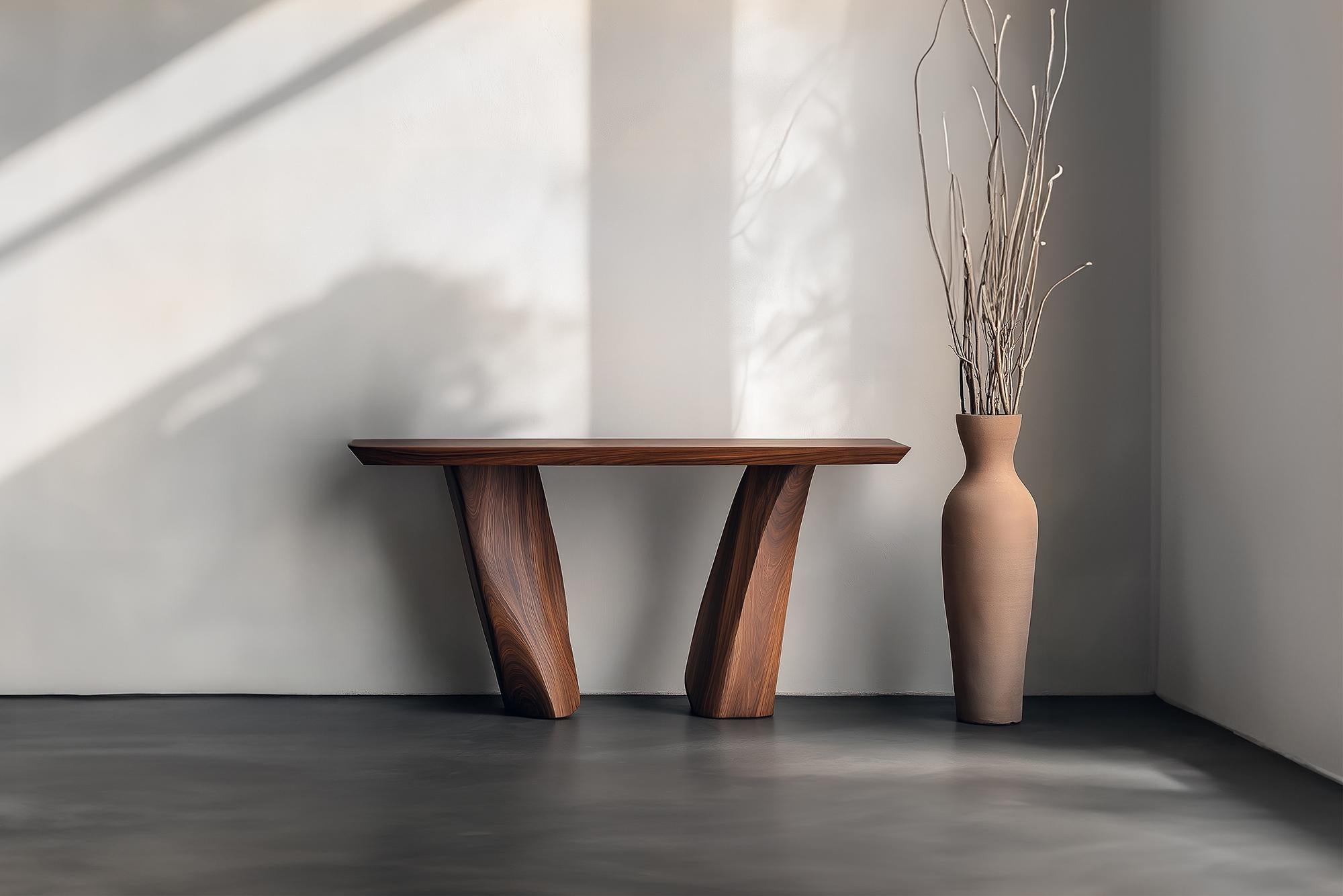 Brutalisme Solace No15 Narrow Accent Table - Simplicité sculpturale par Joel Escalona en vente