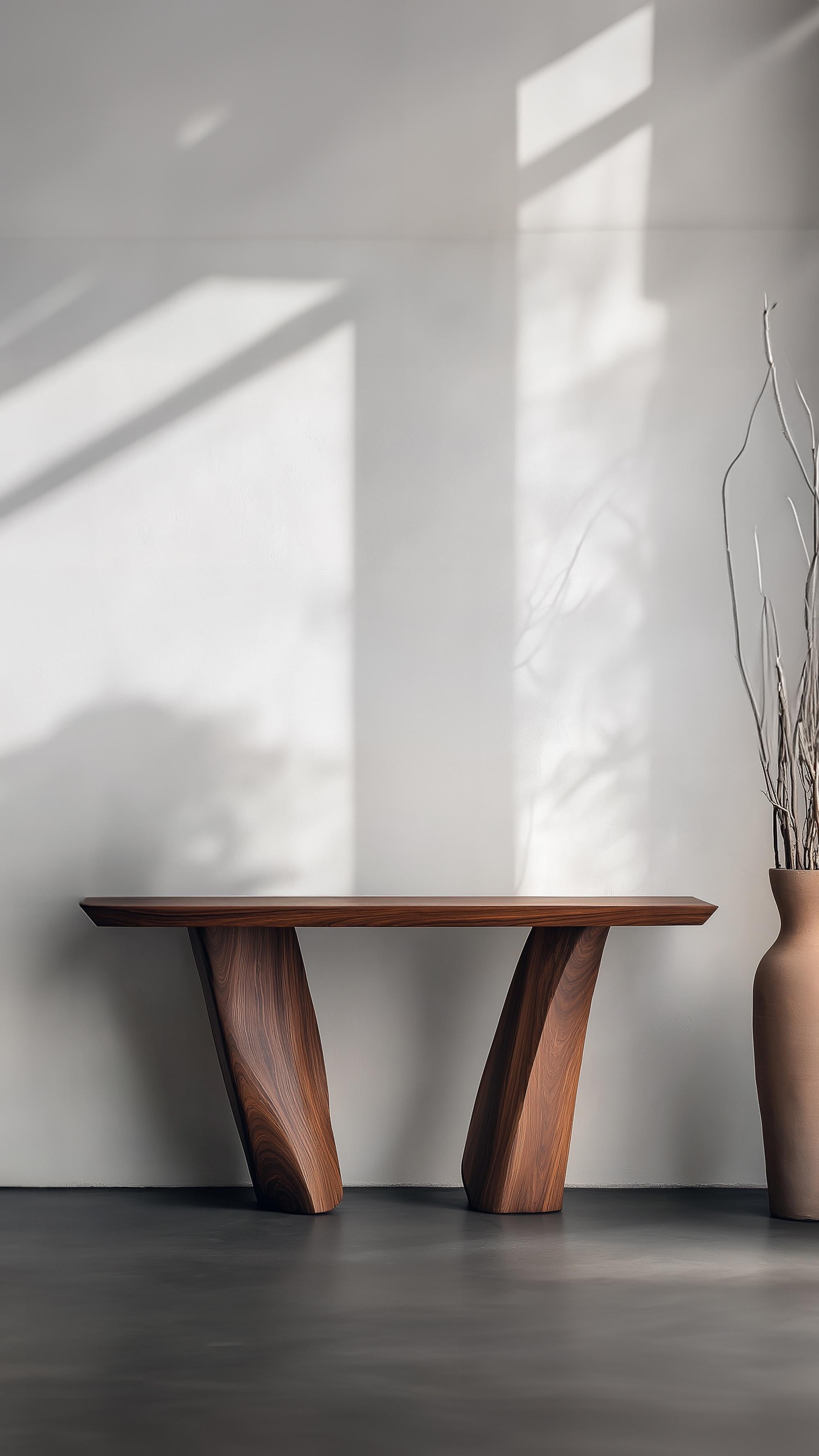 Mexicain Solace No15 Narrow Accent Table - Simplicité sculpturale par Joel Escalona en vente