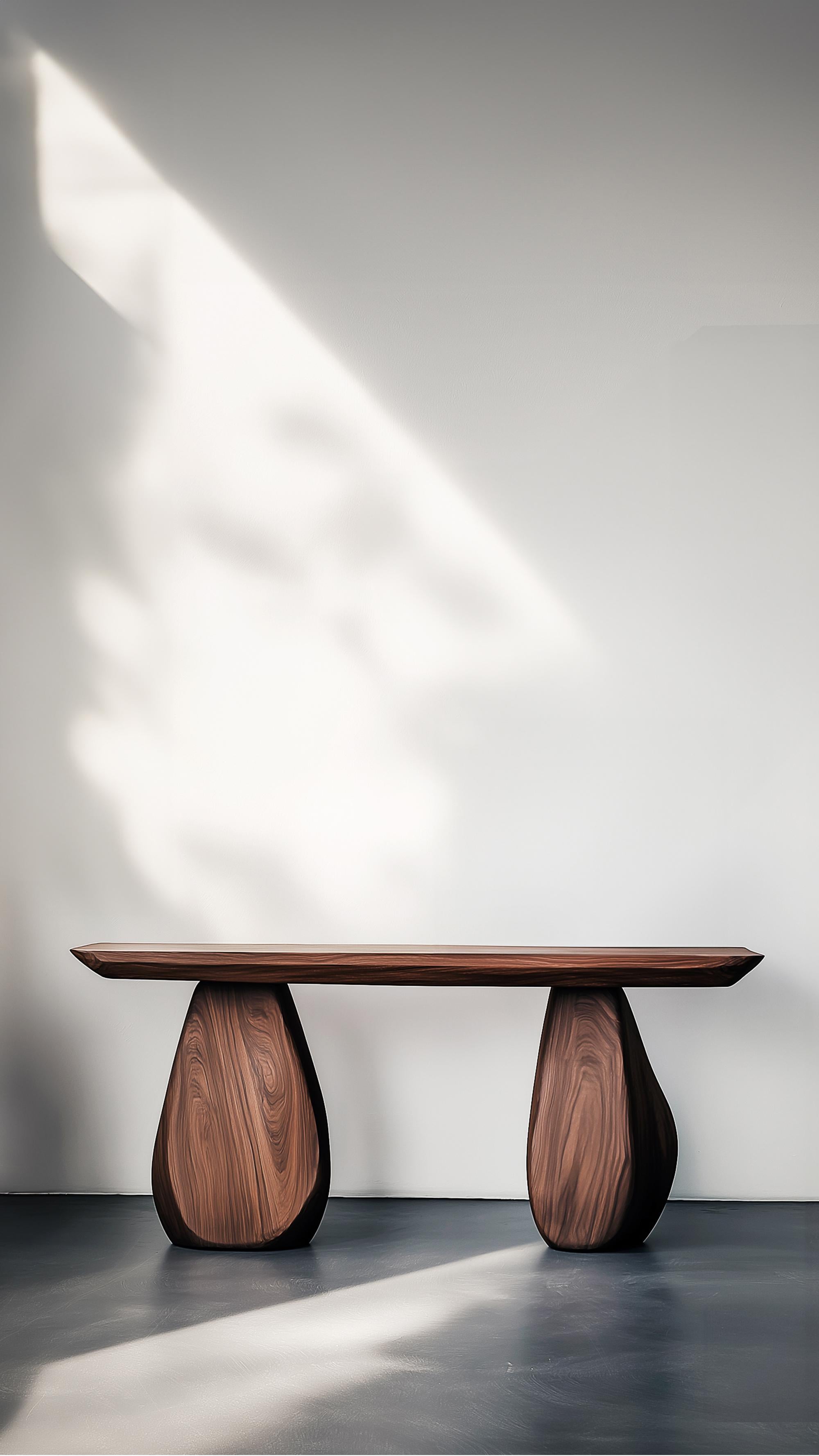 Mesa de recibidor Solace No17 - Forma de objeto de arte en madera, de NONO Mexicano en venta