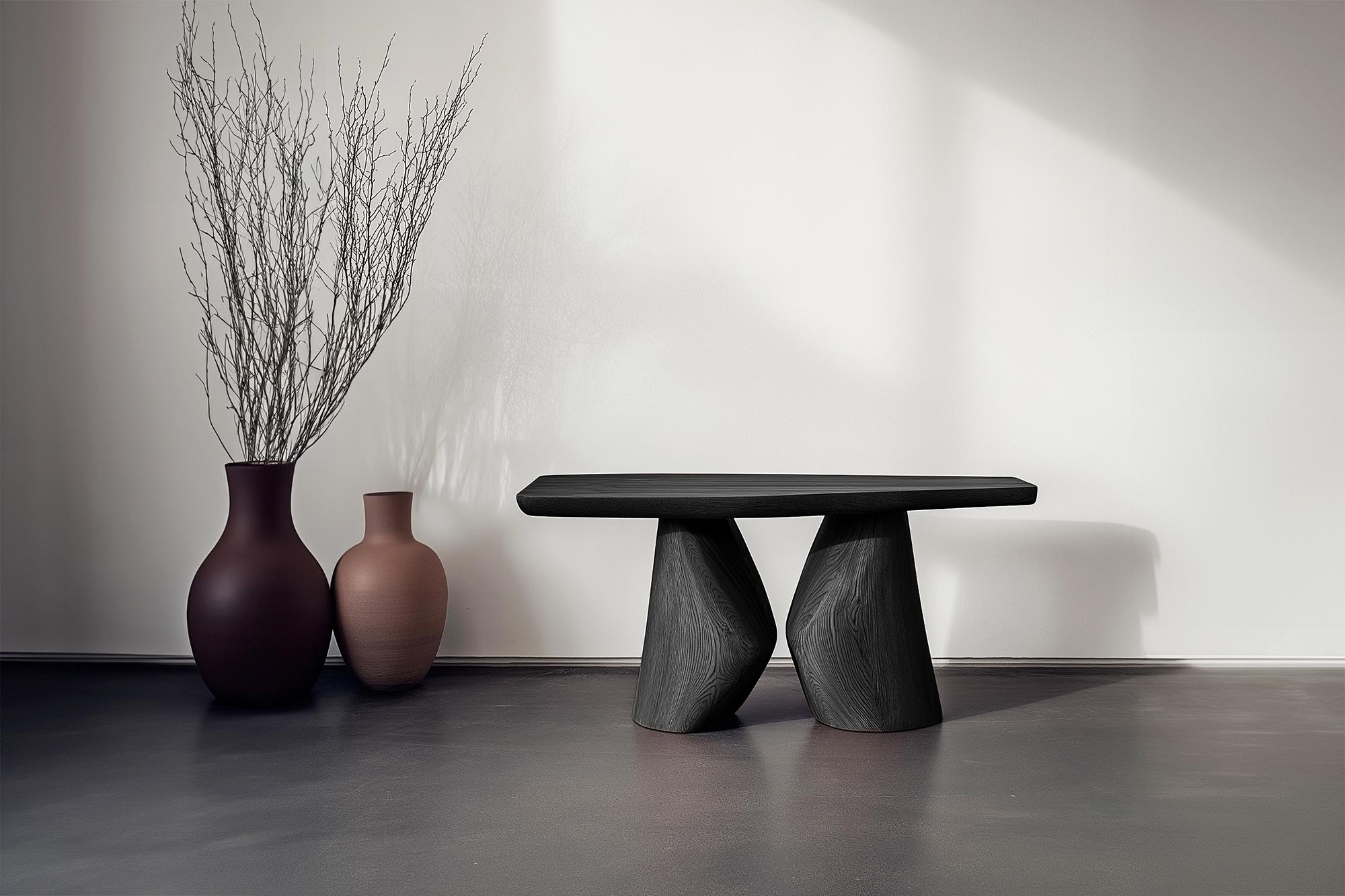 Mexican Solace No18 Entry Table – Asymmetric Sculptural Base, Design by Joel Escalona For Sale