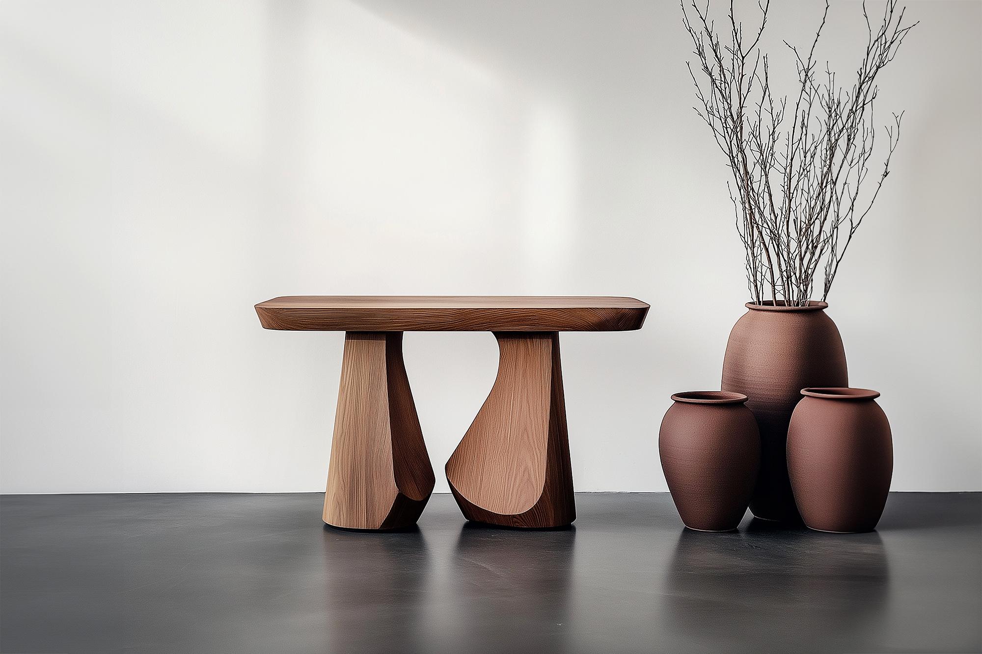 Mesa de pared Solace No19 - Sensuales patas de madera maciza, by NONO
—————————————————————
Serie de mesas consola Solace
 Diseño de Joel Escalona
La serie de consolas Solace, diseñada por Joel Escalona, encarna una tranquila sensación de equilibrio