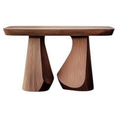 Solace No19 Wall Table – Sensuous Solid Wood Legs, by NONO