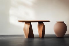 Solace No20 Console Table – Abstract Carved Shape, Design by Joel Escalona