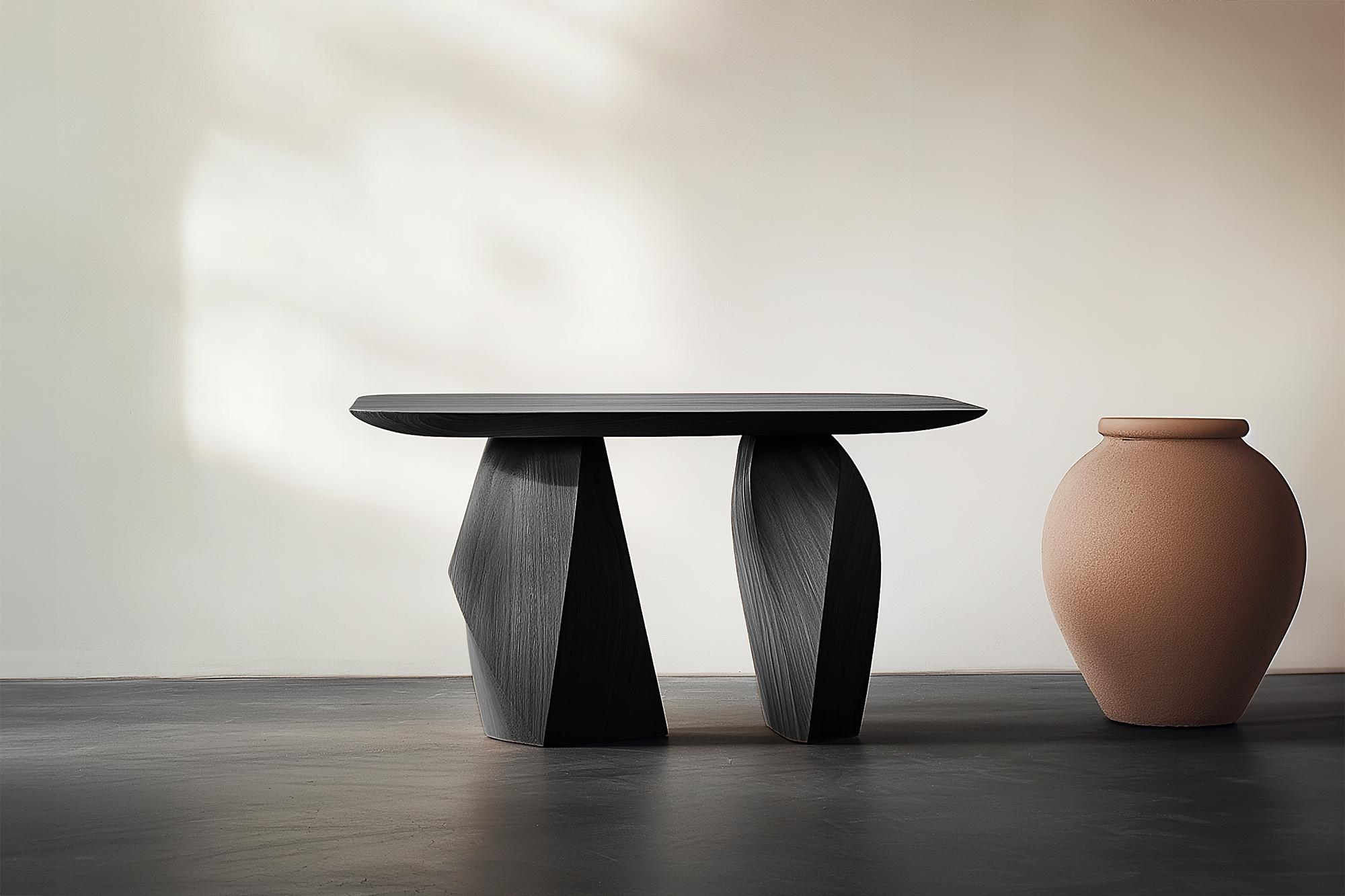 Mexicain Solace No20 Console Table - Forme abstraite sculptée, Design by Joel Escalona en vente