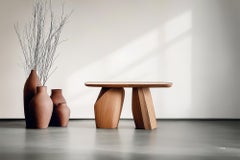 Solace No25 Art-Inspired Console Table – Organic Wood Form, by NONO