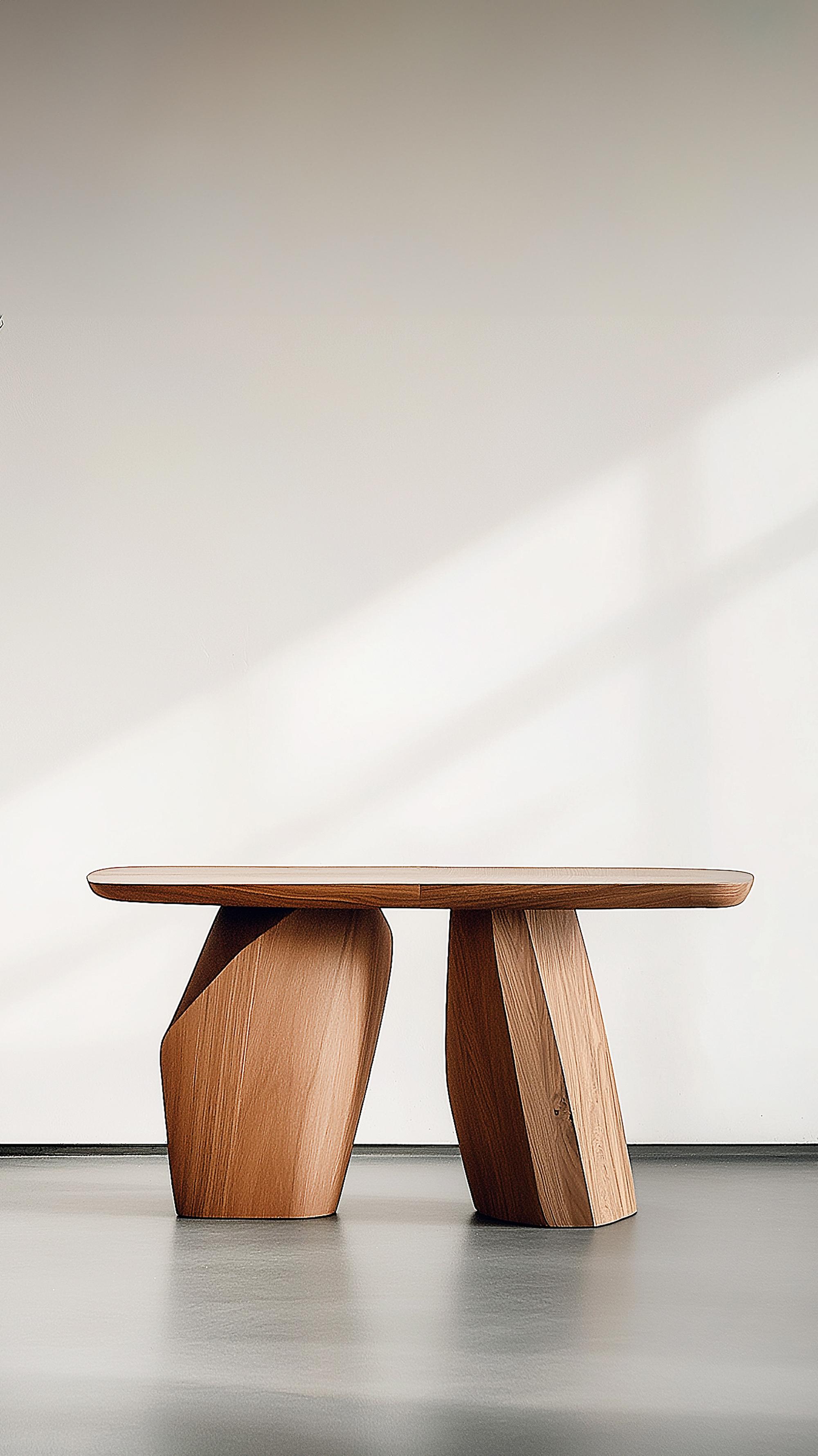 Mesa consola Solace No25 inspirada en el arte - Forma de madera orgánica, de NONO Brutalista en venta