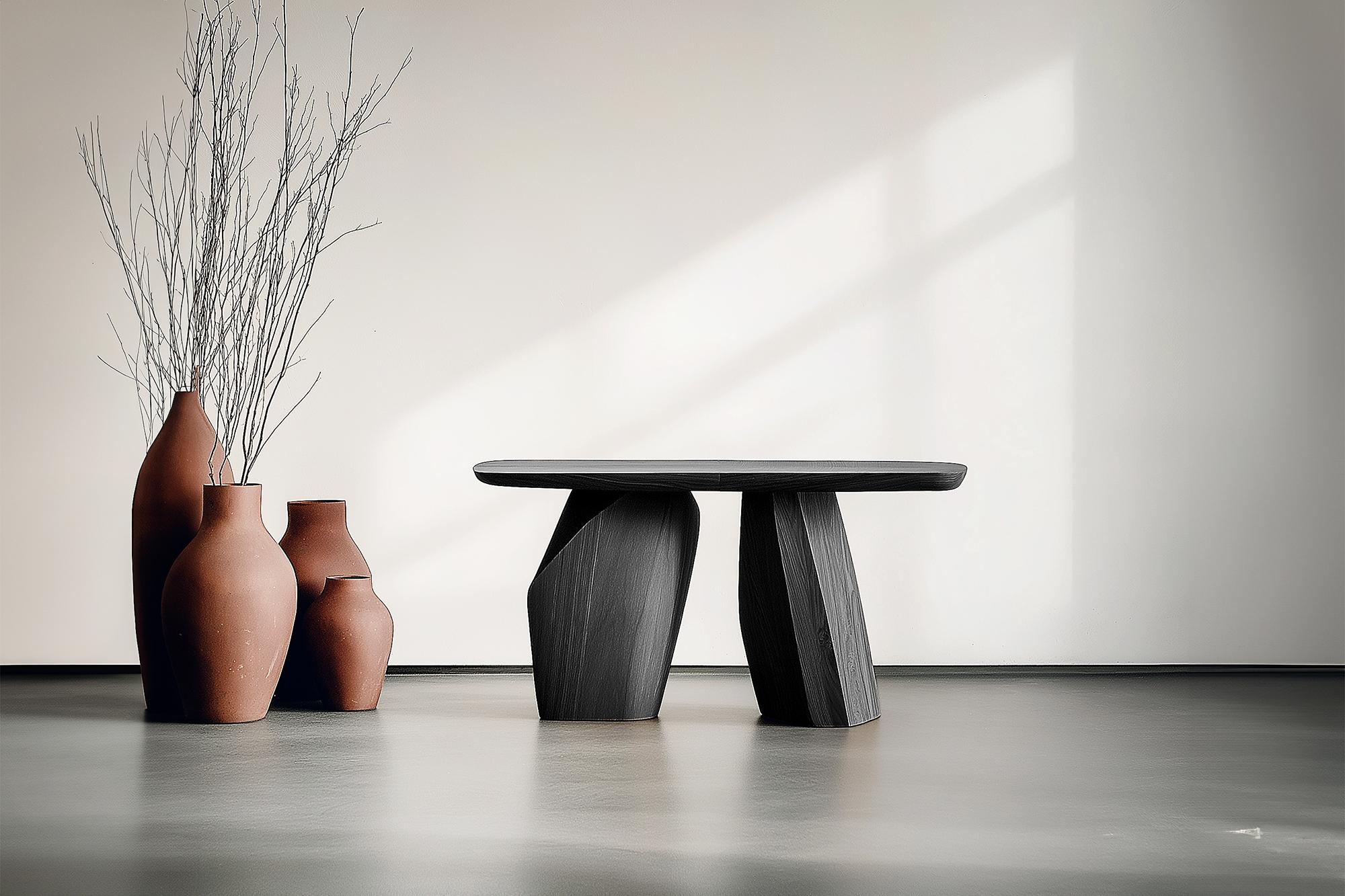 Mesa consola Solace No25 inspirada en el arte - Forma de madera orgánica, de NONO Mexicano en venta