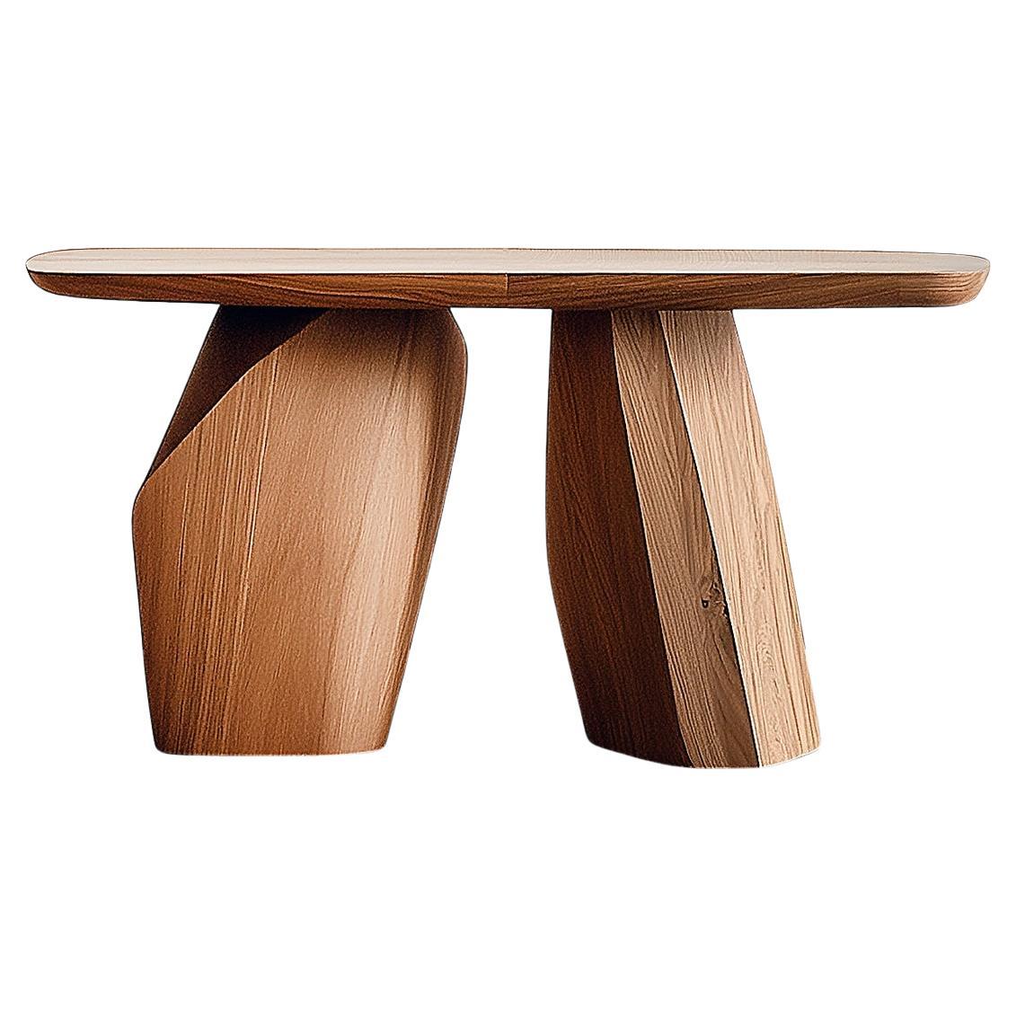 Solace No25 Table console inspirée de l'art - Forme organique en Wood, par NONO