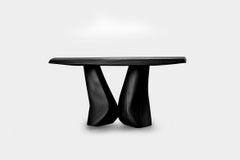 Solace No26 Entry Table – Rhythmic Carved Legs, Design by Joel Escalona