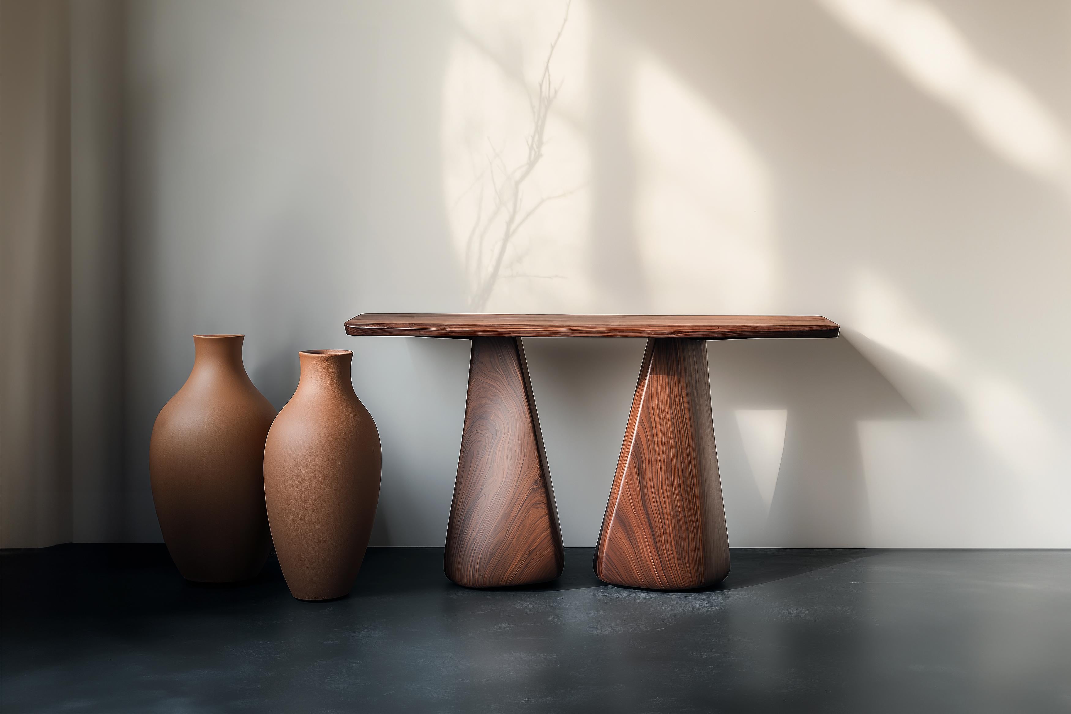 Solace No27 Accent Table – Sculptural Base, Wood Finish by NONO

—————————————————————
Solace Console Table Series
 Design by Joel Escalona
The Solace console table series, designed by Joel Escalona, embodies a quiet sense of balance and presence.