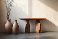 Tavolo da ingresso Solace No31 - Forma audace del Wood, Design di Joel Escalona