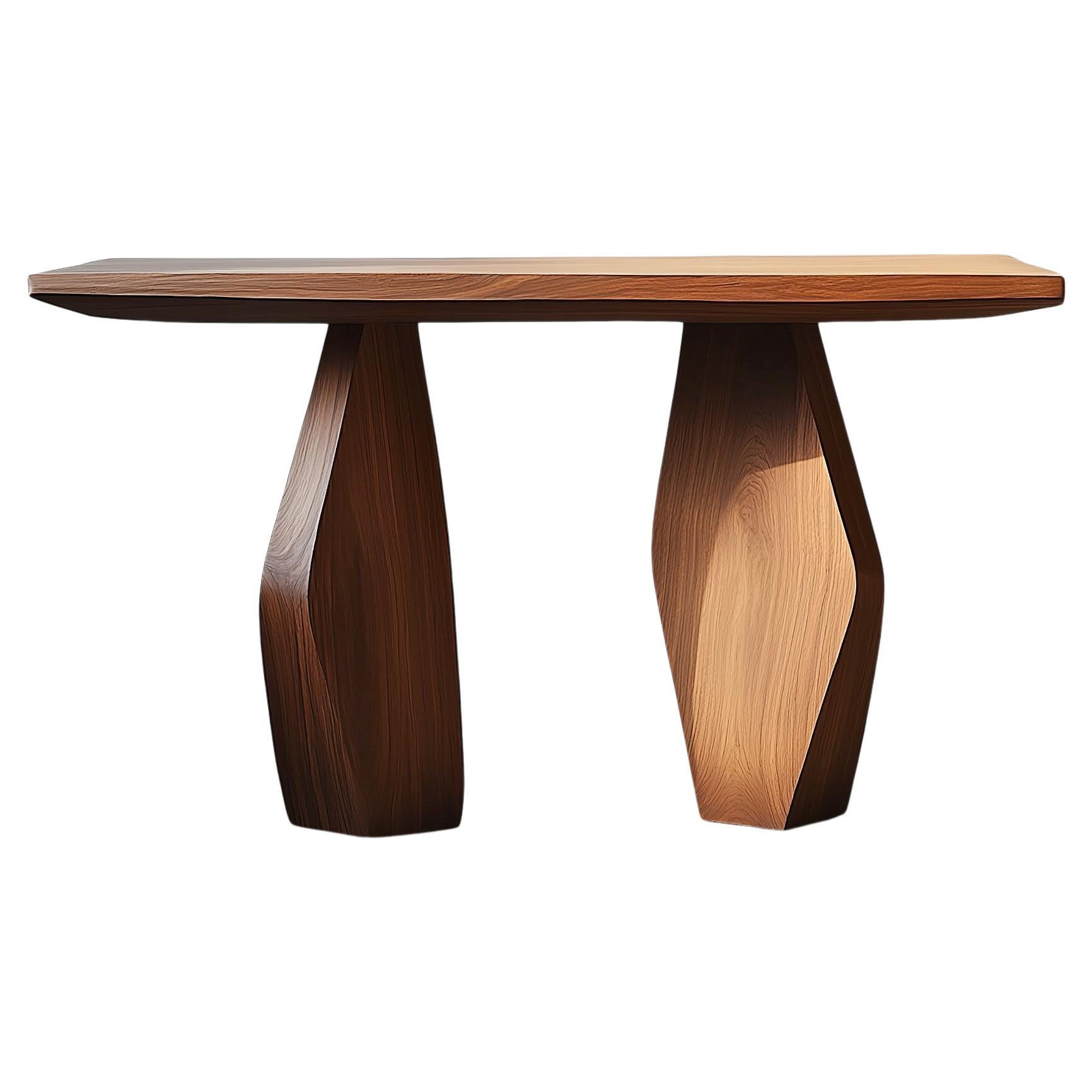 Solace No31 Entry Table – Bold Wood Shape, Design by Joel Escalona For Sale