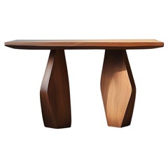 Solace No31 Entry Table – Bold Wood Shape, Design by Joel Escalona