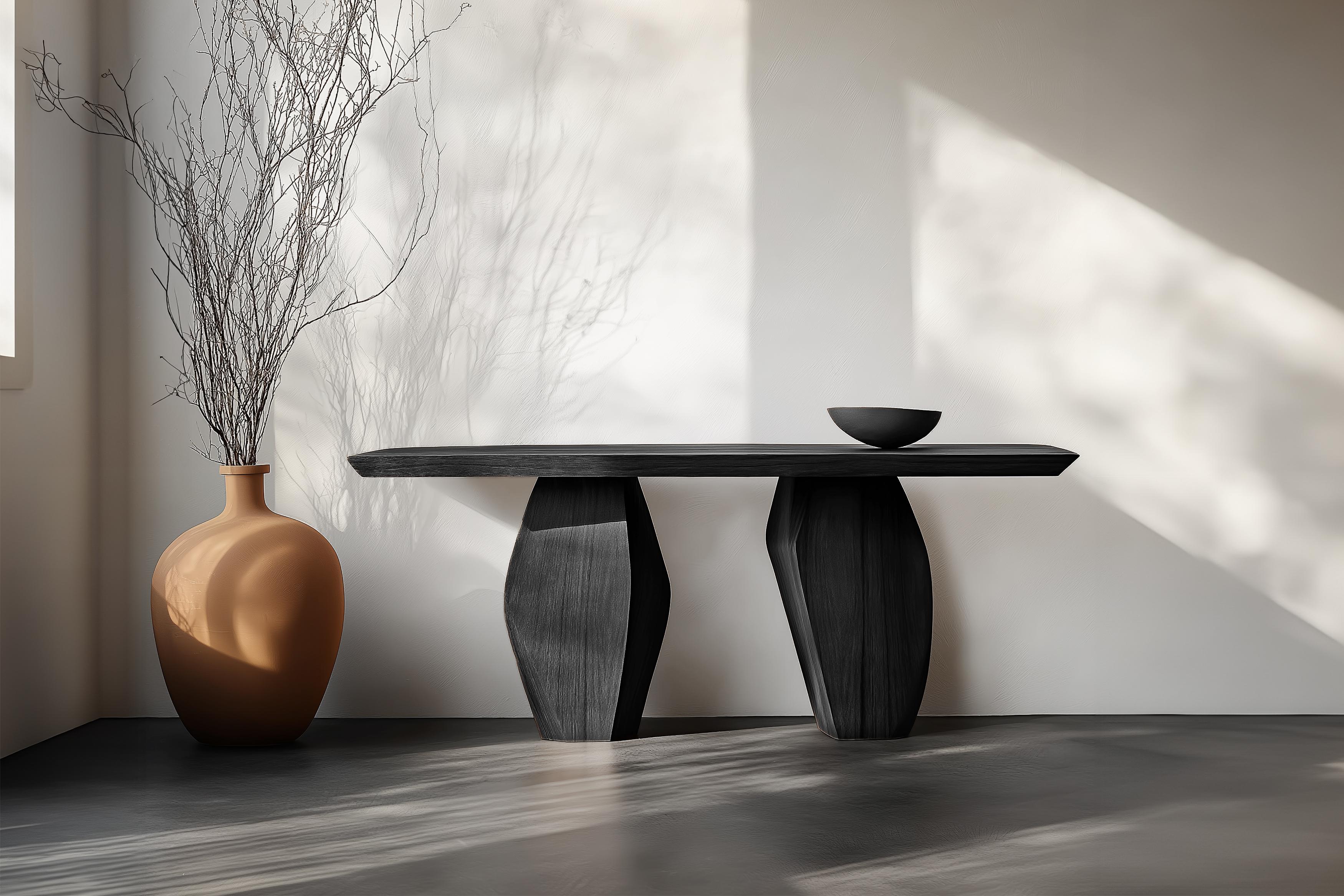 Mesa consola Solace No32 - Escultura orgánica de madera, by NONO Mexicano en venta