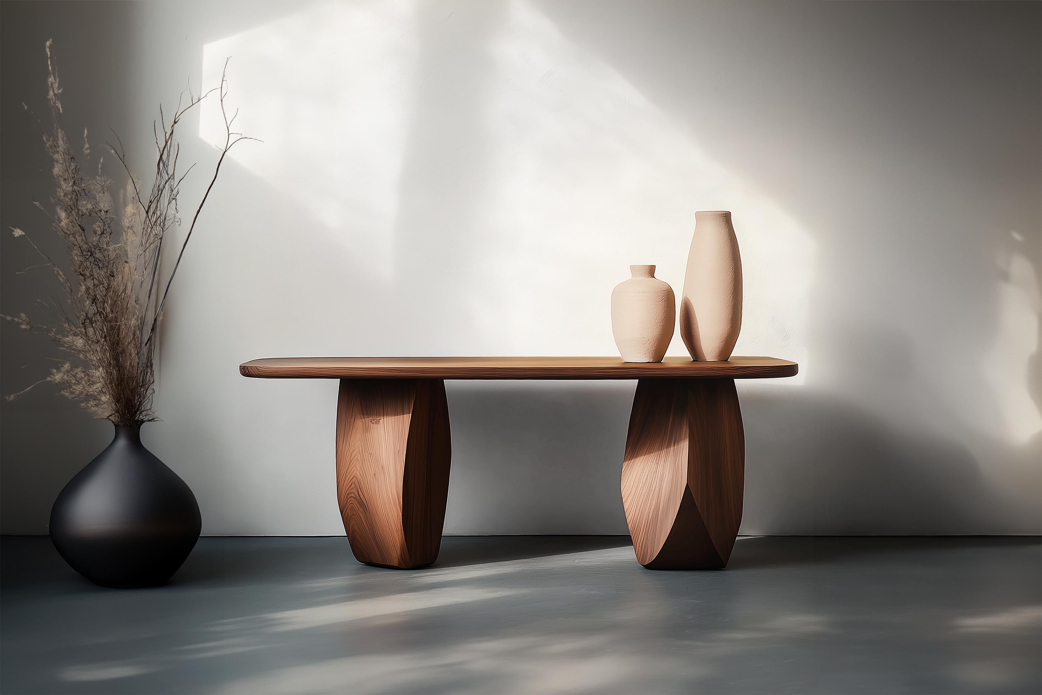 Solace No33 Hallway Table – Art Object with Wood Base, by NONO

—————————————————————
Solace Console Table Series
 Design by Joel Escalona
The Solace console table series, designed by Joel Escalona, embodies a quiet sense of balance and presence.