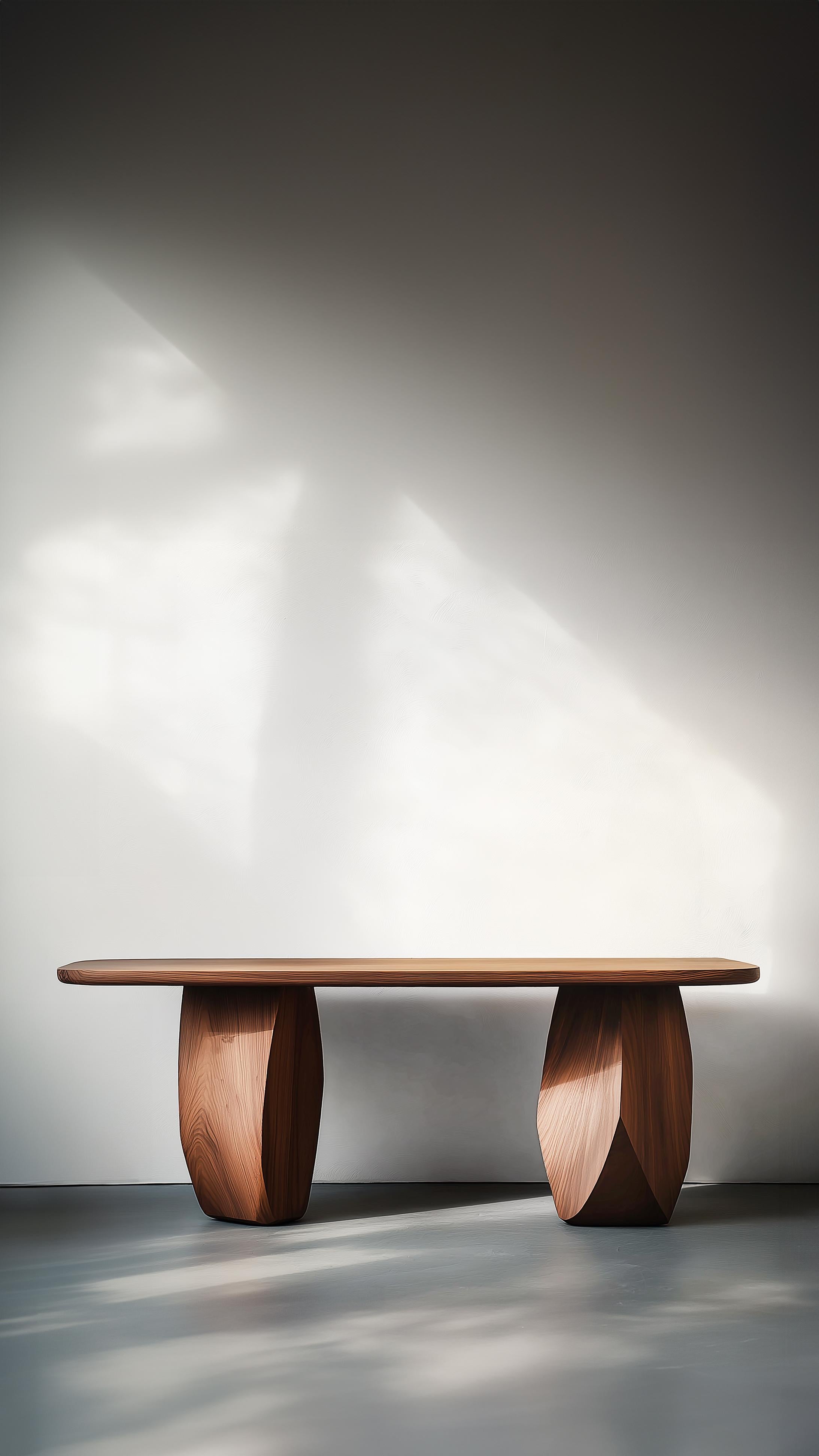 Mexican Solace No33 Hallway Table – Art Object with Wood Base, by NONO For Sale